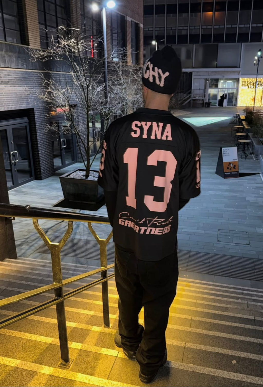Syna x NFL x Mitchell & Ness CRG Jersey Black/Rose Gold