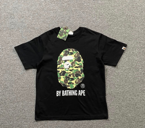 BAPE  Tee: GREEN ROSE GRIS