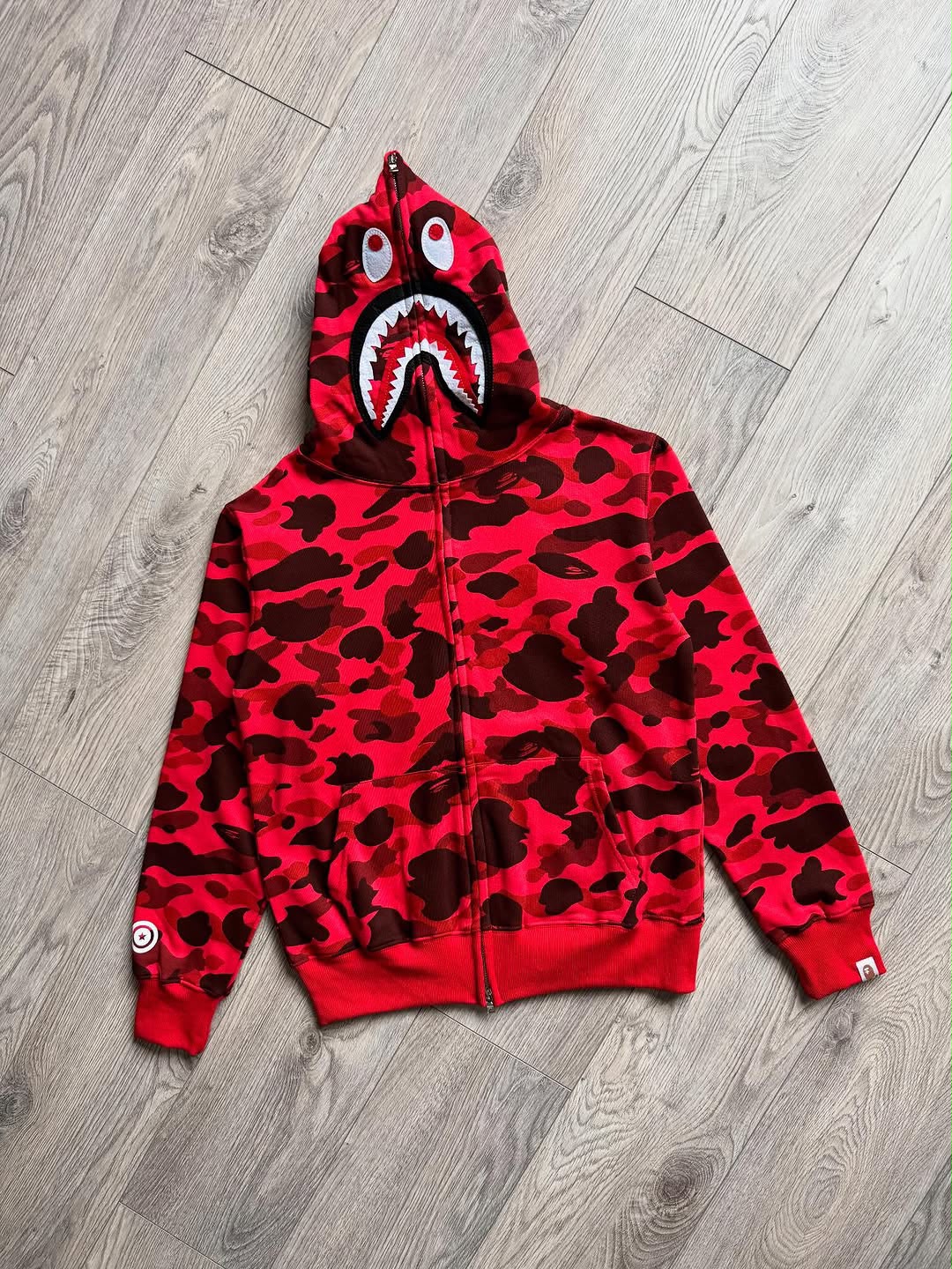 BAPE x Stray Kids Shark Full Zip Hoodie