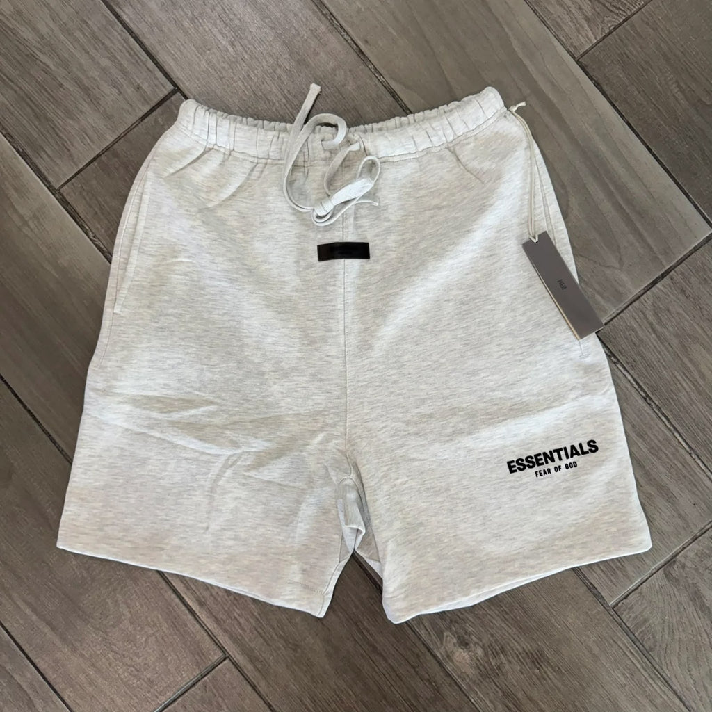 Essentials Fear Of God Short Light Oatmeal Gris Clair